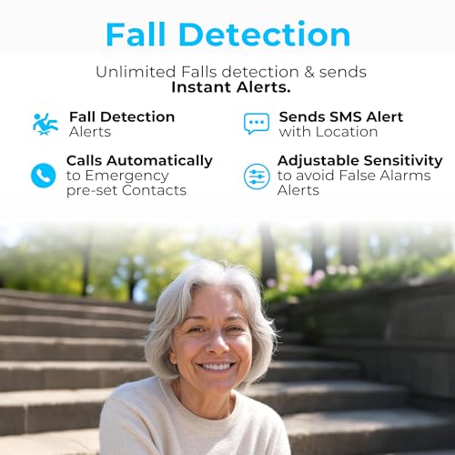 SecuLife SOS Wristband,Fall Detection, GPS Safety Bracelet for Seniors – SOS Button, Geo-Fencing, 2-Way Calling & Caregiver Tracking – Medical Alert Device, Simple & Reliable Alert System - Image 3