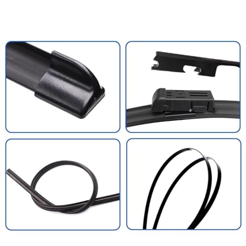 Balais d'essuie-Glace Avant Hyundai Tucson 2004-2009 Caoutchouc SPYKEY