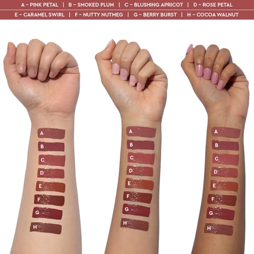 Image of Kiro Glossfinity Creme Gloss - Blushing Apricot, 5ml | High-Shine Nude Lip Gloss | Hydrating, Non-Sticky Formula | Enriched with Murumuru & Cupuacu Butters | 8 Shades for Every Indian Skin Tone