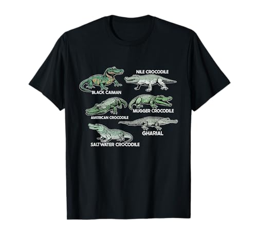 Nile Crocodile Species Children's Gharial Mugger Crododile T-Shirt