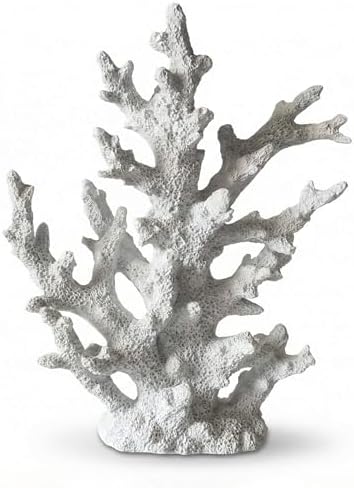Lifelike Coral Reef Sculpture Statue - Handmade Resin Ocean Decor...