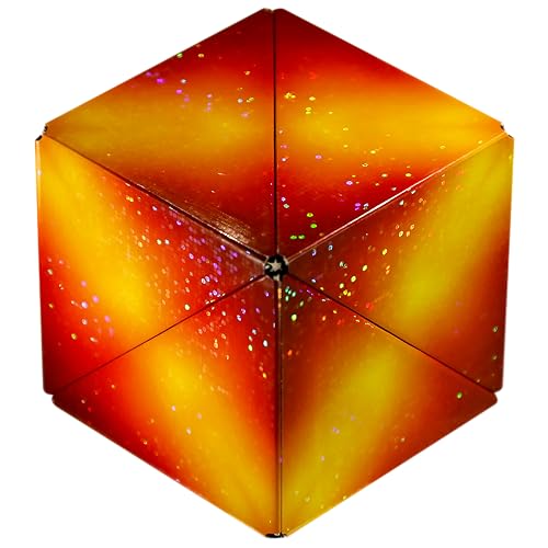 Image of Shashibo DODECA Magnetic Puzzle Cube, Sensory Fidget Toy for Adults & Kids, Stress Relief Fidget Toy for All Ages, Cool Fidget Toys for Desk, Shape Shifting Box, 100+ Possible Shapes