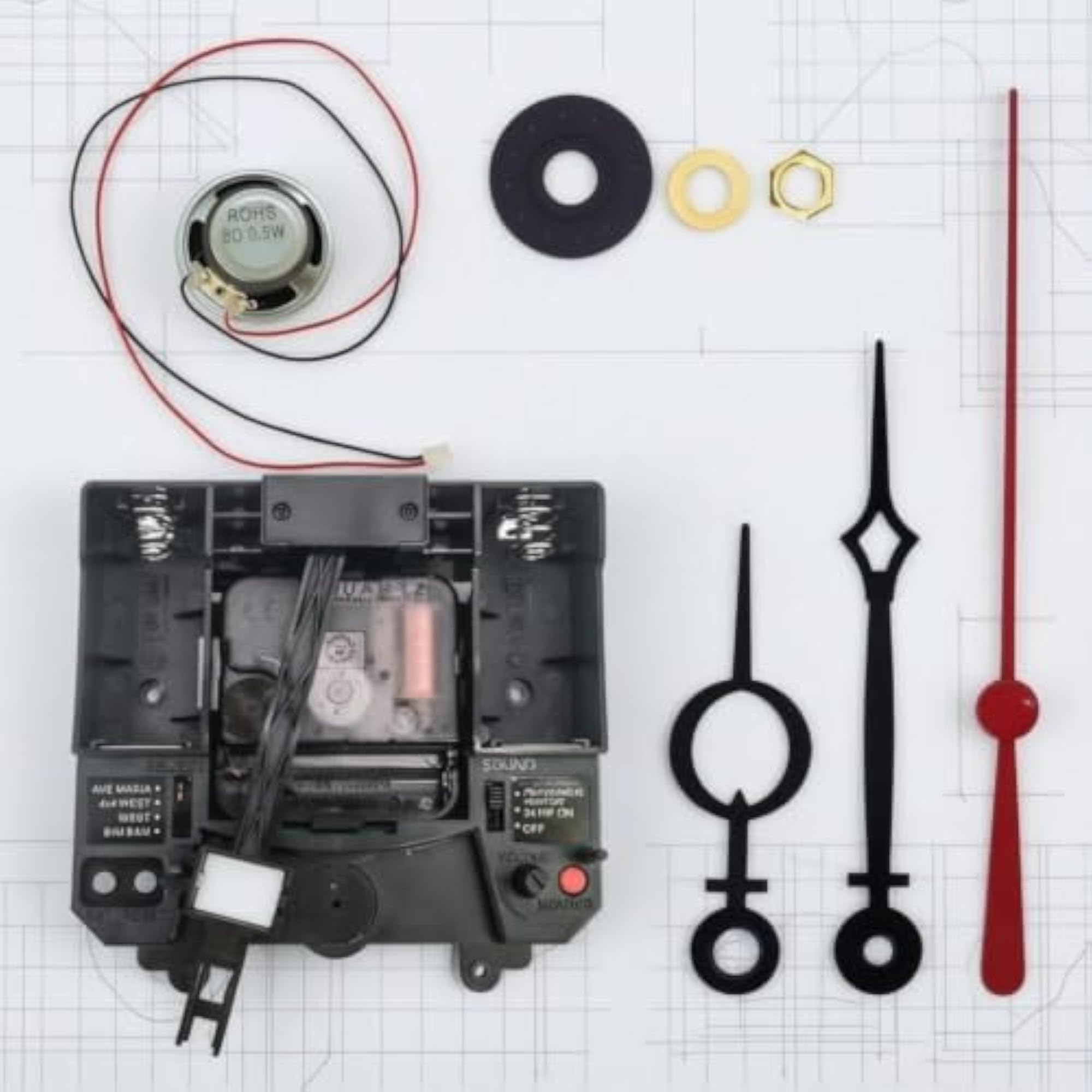 DIY Pendulum Clock Movement Replacement Kit