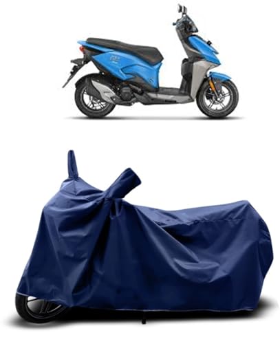 Image of CoverRide Bike Cover Waterproof Heavy Duty - All Weather Dustproof UV Protection Scooty Cover for Hero Xoom 110 Outdoor Indoor Use with Windproof Buckle