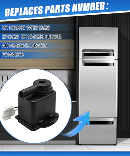 Pompe de recirculation W11566405 pour machine à glaçons Whirlpool KitchenAid - 4