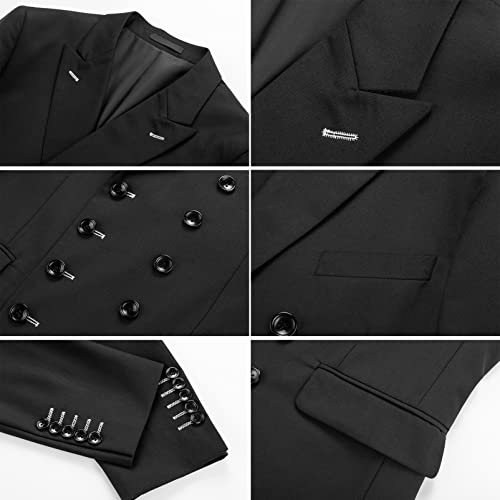 Ternos de Negócios Masculinos Casuais Blazer Trespassado Conjuntos de Terno Vestuário de Trabalho Sl