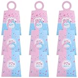 Mikikit Cajas Pequeñas para Dulces de Papel 24 Piezas Mezcla Azul y Rosa, Contenedores para Fiesta Revelación de Género y Shower, Suministros para Embalaje y Regalos de Celebración