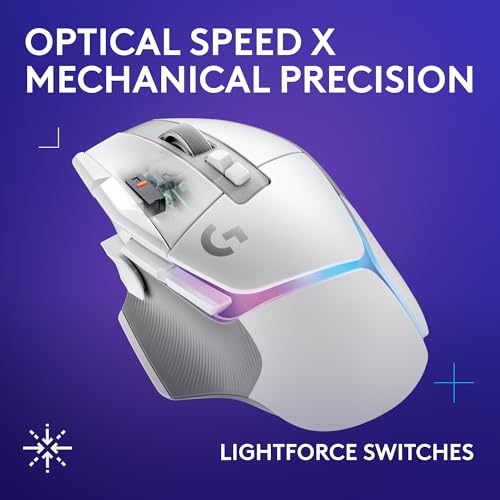 Image of Logitech G502 X Plus Lightspeed Wireless Gaming Mouse + G515 TKL Wireless Gaming Keyboard (Tactile) Bundle: White