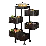 Scaffale rotante – Organizzatore multistrato per cucina, ripostiglio, frutta, verdura, snack