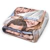 Ships Next Day Custom Blanket with Picture Text Personalized Blanket Throws Customizable Fleece Blanket Custom Print Photo Blanket Valentine's Day Gift for Couples Girlfriend Boyfriend Wife Husband - 5