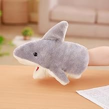 Shark Puppet, Shark Puppet Plush Animal Hand Puppet Plush Toy, Birthday Childrens Parent-Child Interactive Early Education Toys, Christmas, Cute Role-Playing