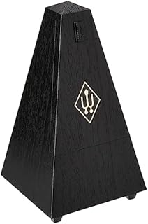 Wittner Taktell Pyramidenform Metronom Kunststoffgehäuse ohne Glocke schwarz