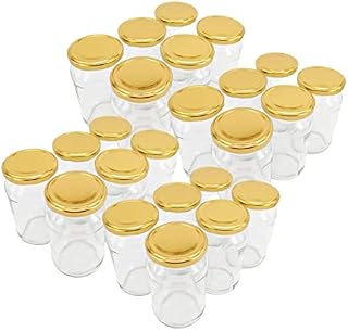 Nutley's 380ml Jam & Pickle Jar, Gold Lid (24)