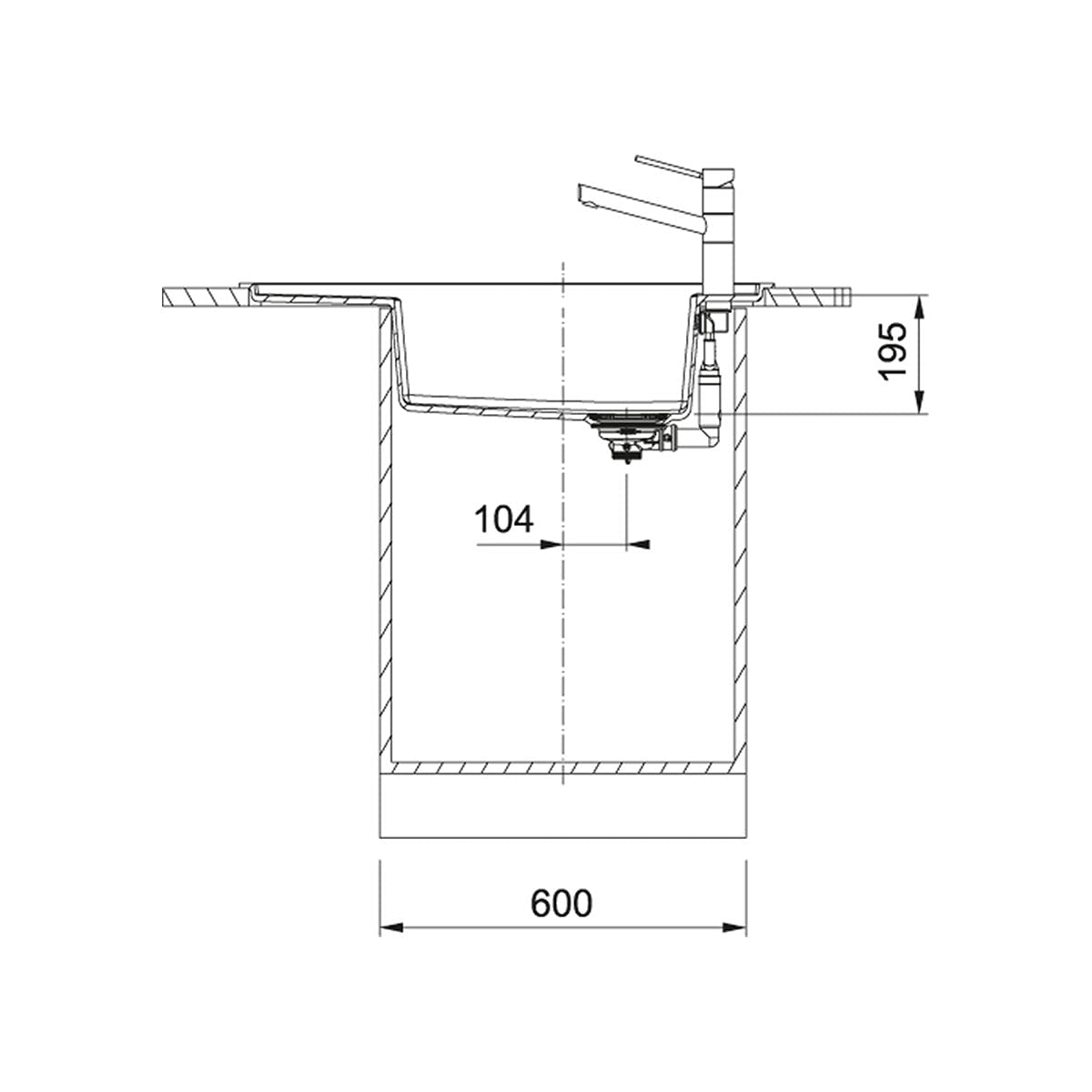 Franke - Franke Frames Fragranit+ FSG611-88 - Nero Opaco