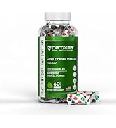 nETiXER Apple Cider Vinegar Gummies with Vitamin B9 &amp; B12 – 60 Vegan Gummies – Muscle Power Suppo...