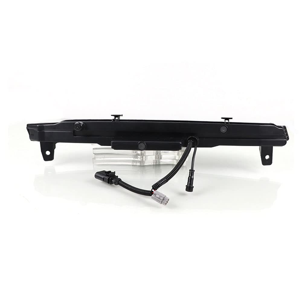 1 paio di luci di marcia diurna DRL lampeggianti per auto con funzione di segnale di svolta impermeabile 12V bianco giallo, per Audi Q7 2010-2015