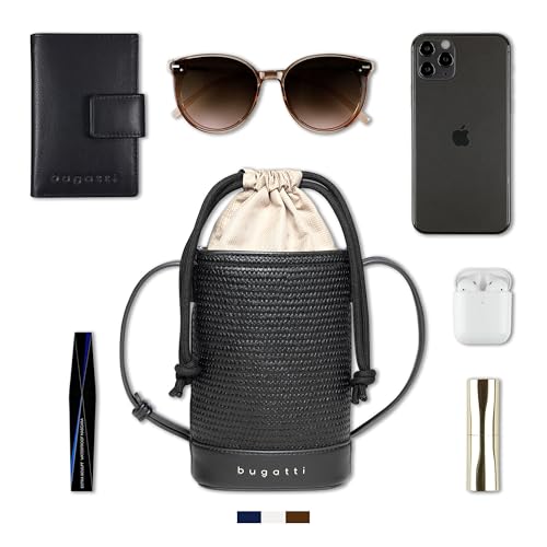 bugatti Isa mini sac seau le petit sac effet raphia léger et logeable - 6