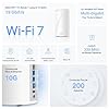 TP-Link Deco WiFi 7 Mesh BE19000 tri-Bande Deco BE85(1-Pack), Port Ethernet/Fibre 10 Gbit/s, Vitesse WiFi jusqu'à 19 Gbit/s, WPA3, canaux 320 MHz, 6 GHz