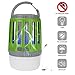 Produktbild Bosunny UV Insektenvernichter, USB elektrisch Mückenfalle, 2 in 1 Camping Lantern IPX4 wasserdicht tragbar Mückenvernichter Zeltlampe USB Wiederaufladbar für Innen und Außen(Grün)
