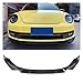 EMGMCOTD Carbon Fiber Front Bumper Lip Spoiler Compatible for Volkswagen Beetle 2 Door 2012-2016 Car Front Bumper Lip Spoiler Splitter Black FRP(Matte Black)