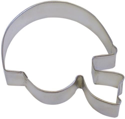 Sports OTBP Football Helmet Cookie Cutter 4 Inch –Tin Plated Steel Cookie Cutters - Football Helmet Cookie Mold
