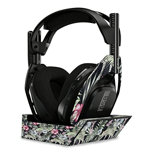 Image of MightySkins Glossy Glitter Skin Compatible with Astro A50 Wireless Headphones + Base Station (Gen 4) - Asian Tropics | Protective, Durable High-Gloss Glitter Finish | Easy to Apply | Made in The USA