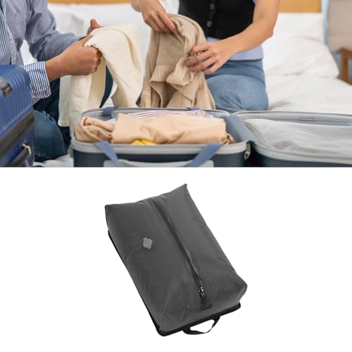 Sxhlseller Sac à Vide de Voyage Réutilisable 16L Stockage de Compression TPU pour les Bagages ou le Sac à Dos, Splash Proof Space Saver avec un Joint de Presse Manuel pour le Camping et (GRAY) – vue 3