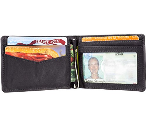 Big Skinny Men's Acrobat Leather Money Clip Slim Wallet, Holds Up to 20 Cards2