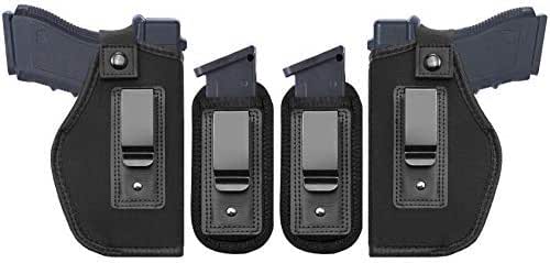 TACwolf 4PC Universal Right and Left IWB Holster Magazine Pouch