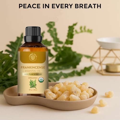 Carno Calm Weihrauch Ätherisches Ã|l 30ml | 100% reines und natürliches Weihrauchöl Ätherisches Öl für die Haut und den Raumduft | 1 fl oz