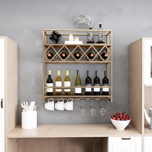 Support à verres à vin suspendu pour libérer de l'espace sur les tables - 5