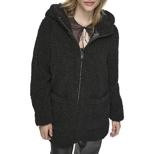 Andrew Marc Women's Seneca Faux Fur Teddy Coat2