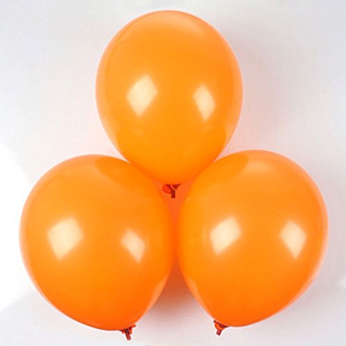 Balony dekoracyjne 12,5 cm - jednokolorowe balony imprezowe w kolorze pomarańczowym - 500 szt