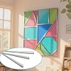 7/32 H Zinc Came for Stained Glass Projects, 24ft H-Channel Zinc Came, Flat, 3ft x 8 Strips