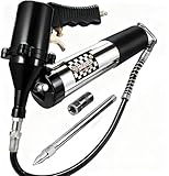 Bravex Professional Pneumatic Automatic Grease Gun, Continuous Cycle Heavy Duty 6000...