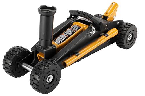 Cat Wheelie Off-Road Trolley Jack 2 Ton Portable Oversized Wheels for Rugged Terrain - 980883ECE