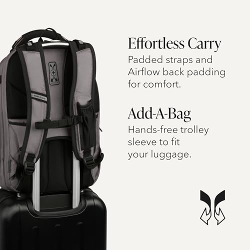 Image of SwissGear 5358 USB ScanSmart Laptop Backpack. Abrasion-Resistant & Travel-Friendly Laptop Backpack Exclusive Bundle with Lock