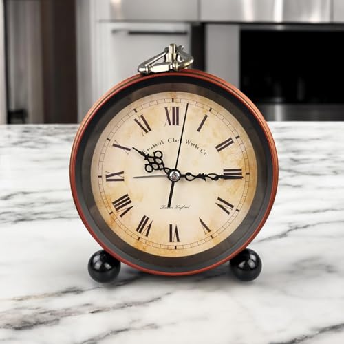 Image of Kadio Vintage Style Metal Alarm Clock