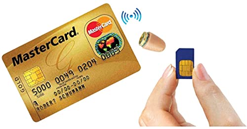 Spy Gadget   Auricular espía con Tarjeta de identificación gsm, Bluetooth, pequeño, inalámbrico, Micro