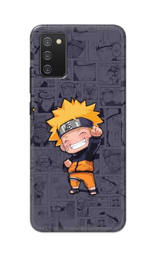 Image of Plastic Printfidaa Printed Hard Back Cover Case For Samsung Galaxy M02S | Samsung A02S | Samsung F02S | Samsung A03S Back Cover (Famous Anime Cartoon Character) -112, Multicolor