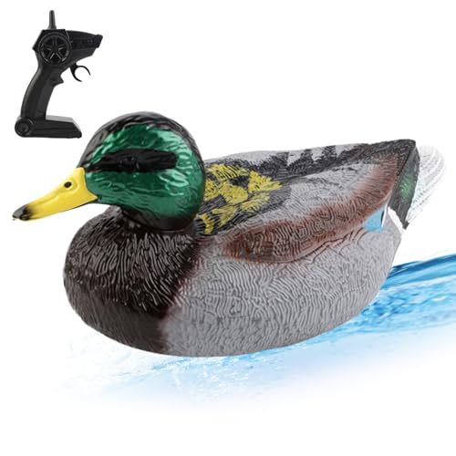 Leurres de canard bateau télécommandé plastique étanche double hélice 33cm