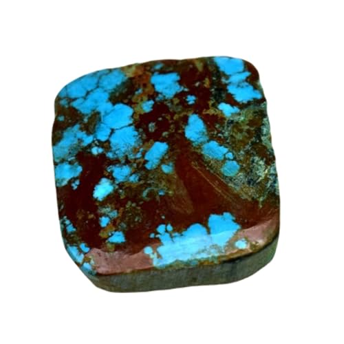 Turquoise naturelle cabochon rectangulaire pour fabrication de bijoux