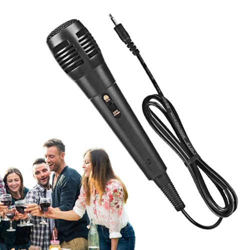 Máquina de karaoke - Máquina de altavoces de karaoke para niños y adultos | Juguete divertido de micrófono profesional, mini dispositivo de subwoofer portátil, inalámbrico para fiestas en casa