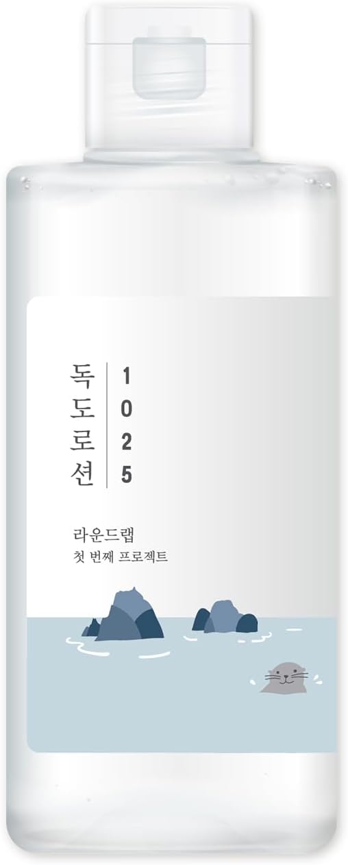 ROUND LAB 1025 Dokdo Lotion | Lock in moisture, Triple Hyaluronic Acid, Emulsion, Long lasting hydration, Calming Lotion for sensitive skin (6.76fl.oz)