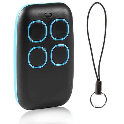 Amztour Télécommande universelle 4 en 1, buzzer multifréquence 250 MHz à 915 MHz, télécommande à code tournant pour garage et portail compatible avec CAME TOP432NA TOP432EE