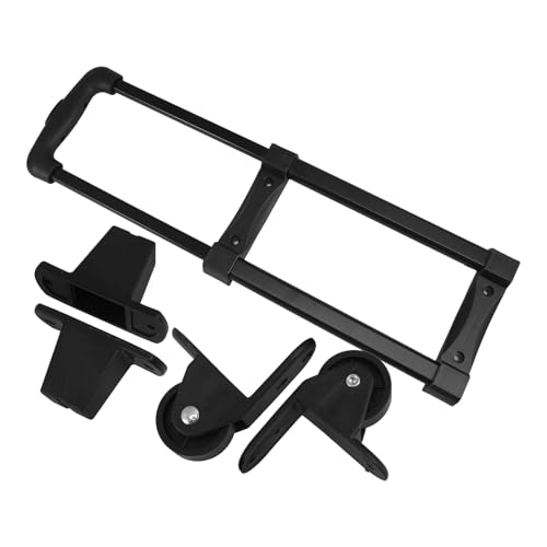 Poignée de haut-parleur noire avec embouts métalliques durables pour scène