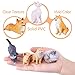 SIENON 12Pcs Dog and Cat Animal Toys, Mini Cute Plastic Puppy Kitten Pet Model for Kids Educational Preschool Learning Christmas Birthday Party Favors Cake Topper Diorama