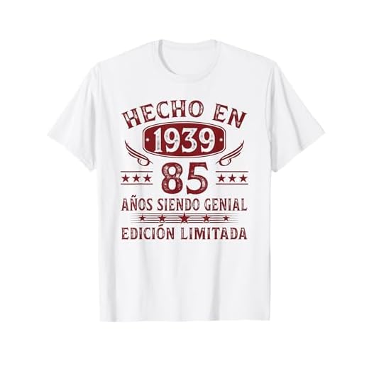 Hecho En 1939 85 Años Cumpleaños Hombre Regalo Made In 1939 Camiseta
