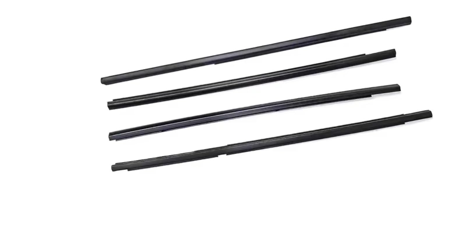 Pbqenxb One Color For Pajero For Sport 2Nd Kh Mn117612 Sealing Pedal For Montero For Kg Weather Strip 5757A336 4 Pieces Outside Windows Glass Rubber Outer Window Weatherstrip