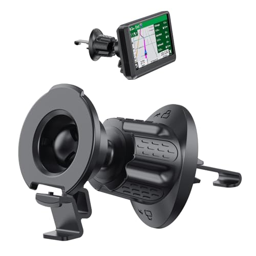 Vent Clip Mount for Garmin GPS – Air Vent Holder Compatible with Garmin Drive, DriveSmart, Nuvi, Dezl, Zumo Series – 360° Adjustable, Secure & Easy to Install